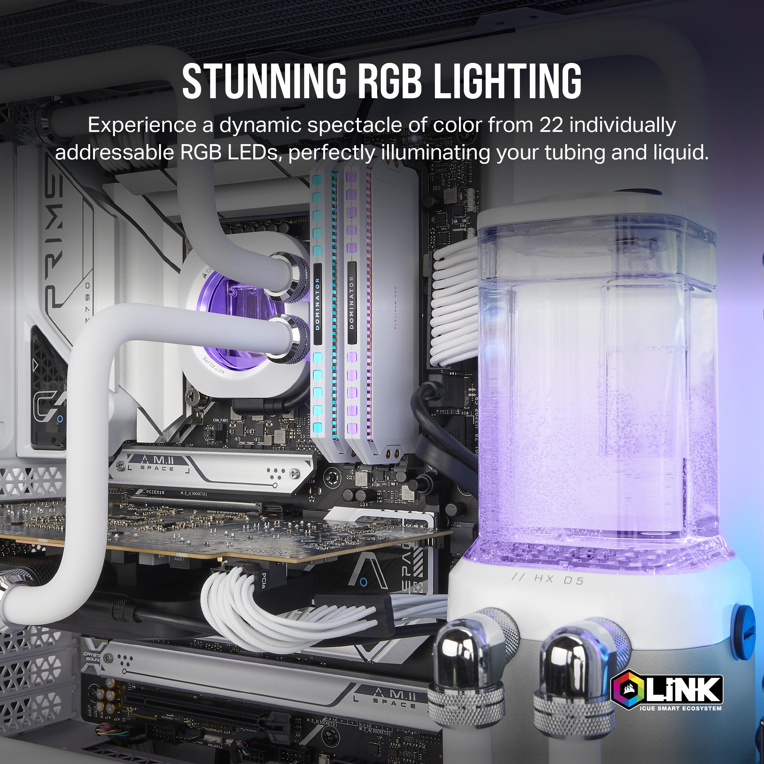 Foto 6 | Unidad Bomba-depósito Corsair Icue Link Xd5 Rgb Elite 440ml - Venta Internacional.