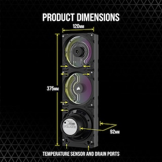 Foto 7 | Combinación De Bomba Y Depósito Corsair Hydro X Series Xd7 Rgb 360 Mm - Venta Internacional.