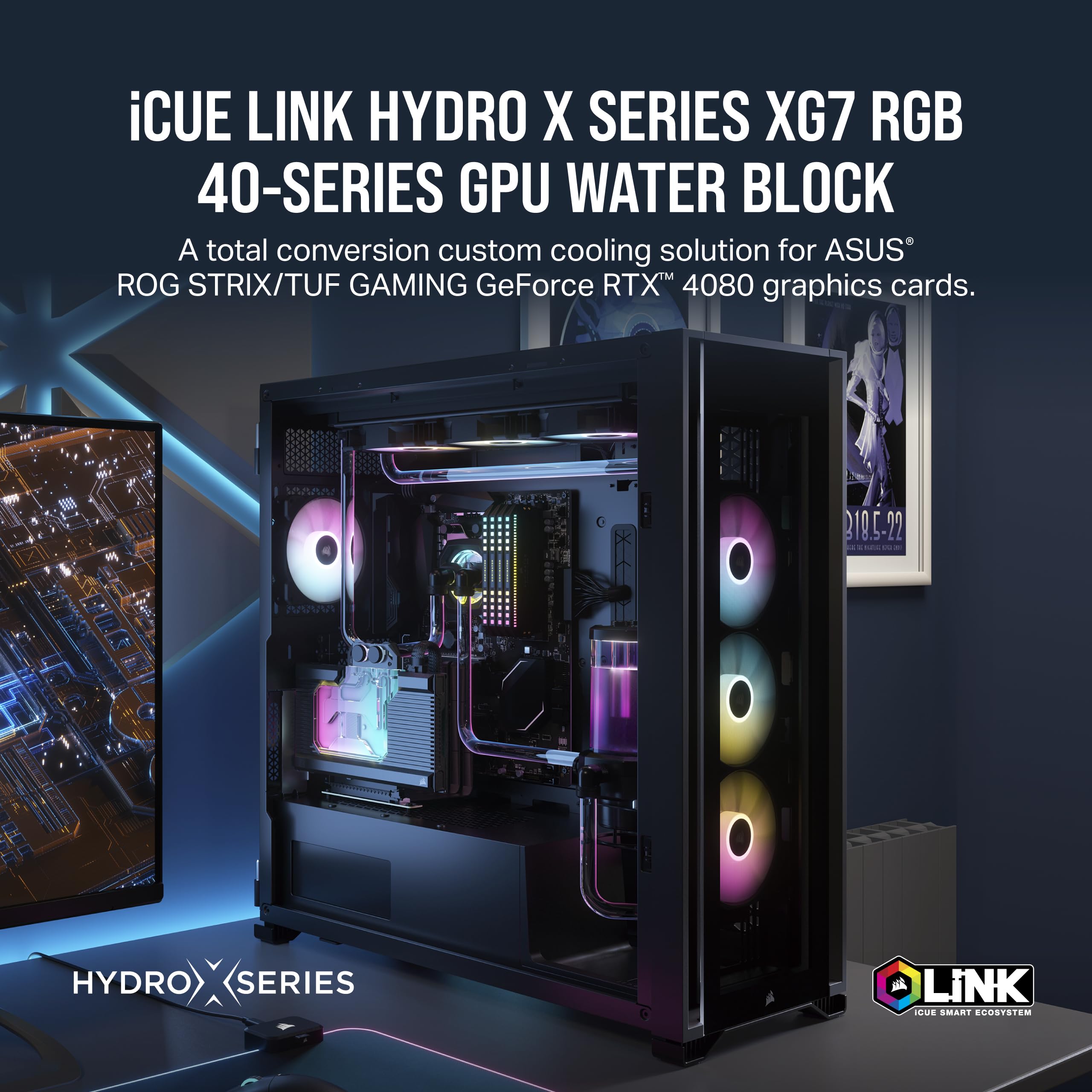 Foto 3 pulgar | Bloque de Agua Corsair Hydro X Series Icue Link Xg7 Rgb 4080 - Venta Internacional