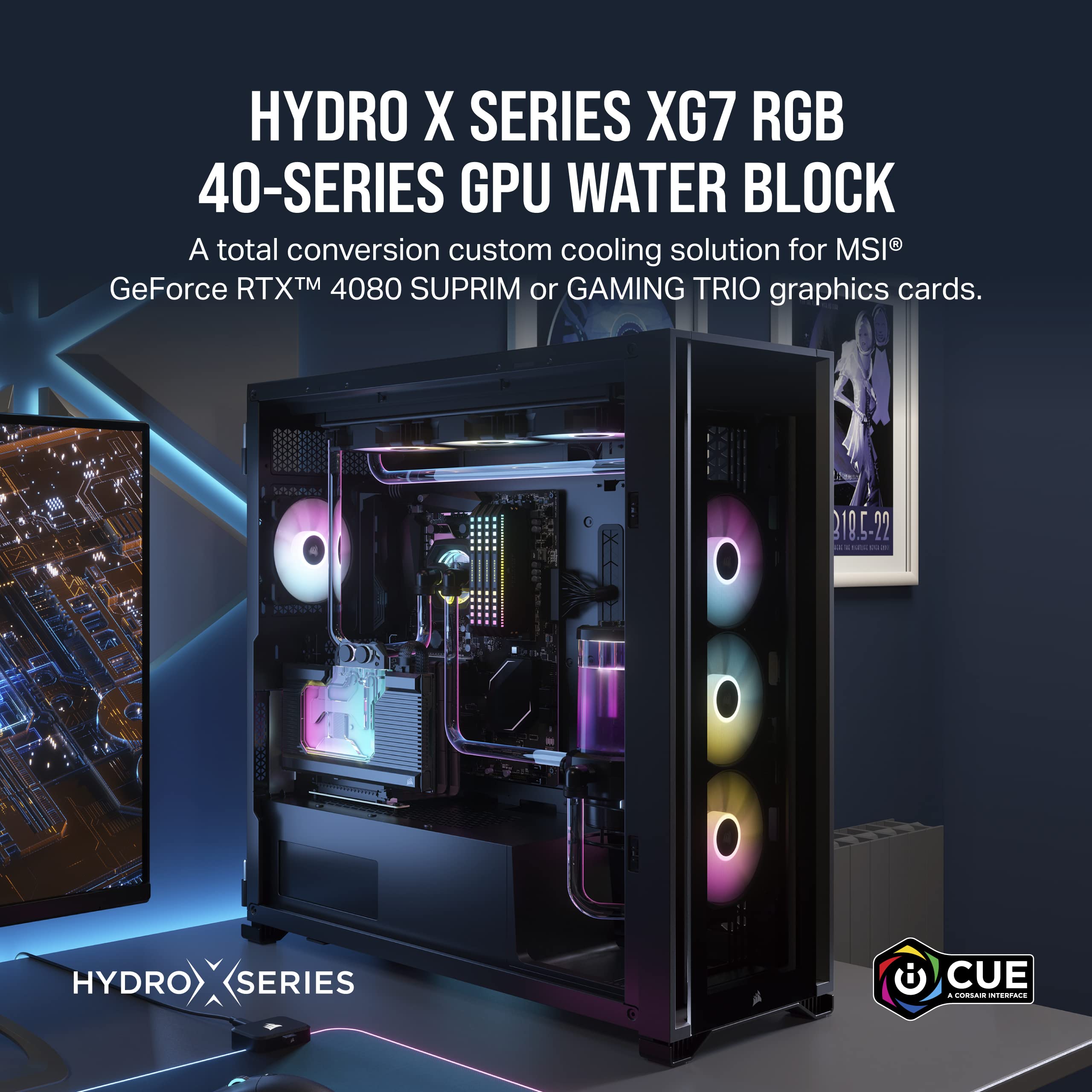 Foto 3 pulgar | Bloque de Agua Gpu Corsair Hydro X Series Xg7 Rgb 4080 Suprim/trio - Venta Internacional