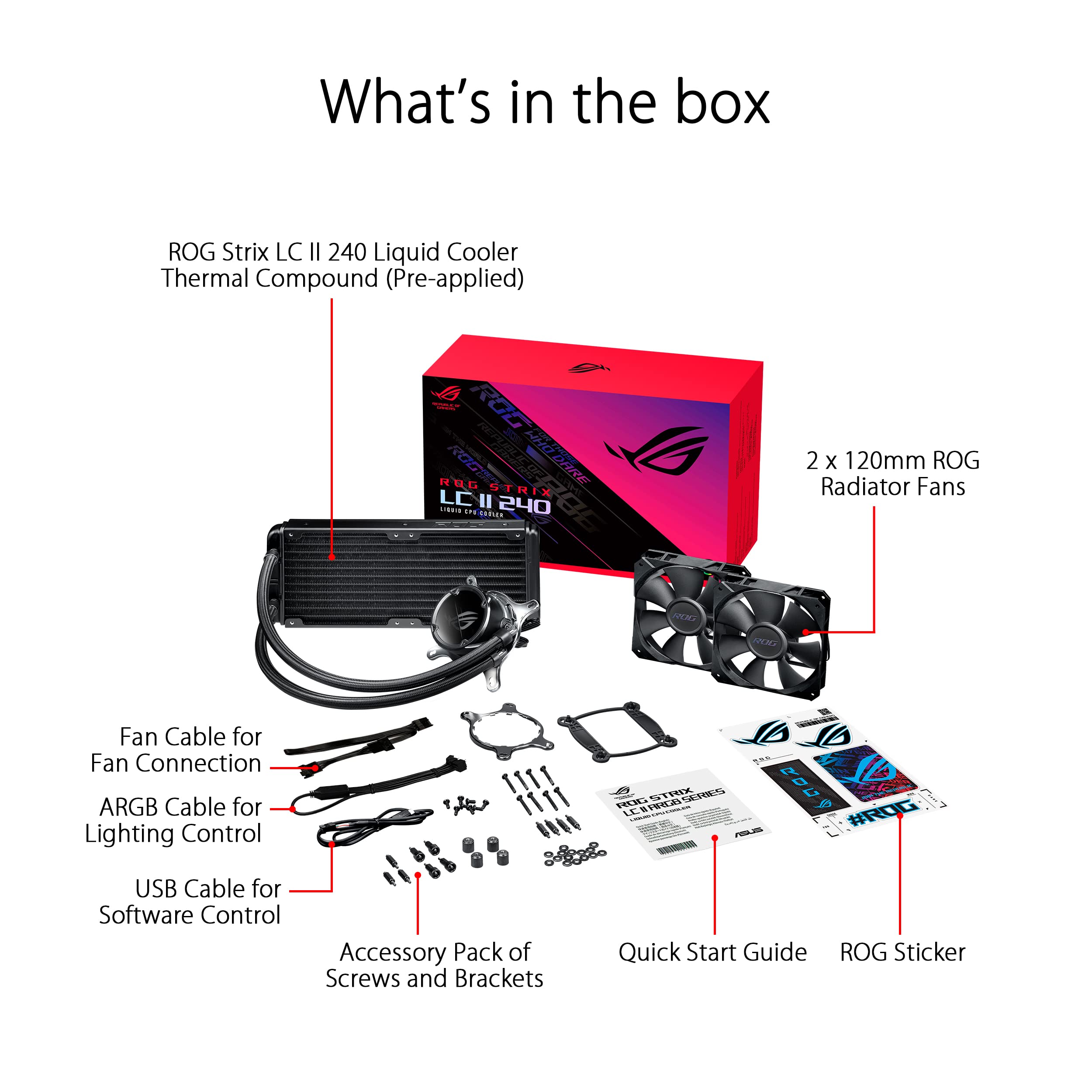 Foto 6 pulgar | Enfriador Líquido Para Cpu Asus Rog Strix Lc Ii 240 240 Mm Aio - Venta Internacional.