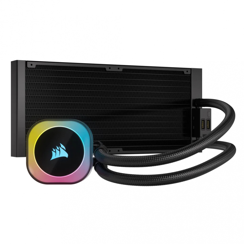 Foto 3 pulgar | Corsair Icue Link H115i Rgb Aio Enfriamiento Líquido Para Cpu, 2x 140mm, 400-2000rpm, Negro