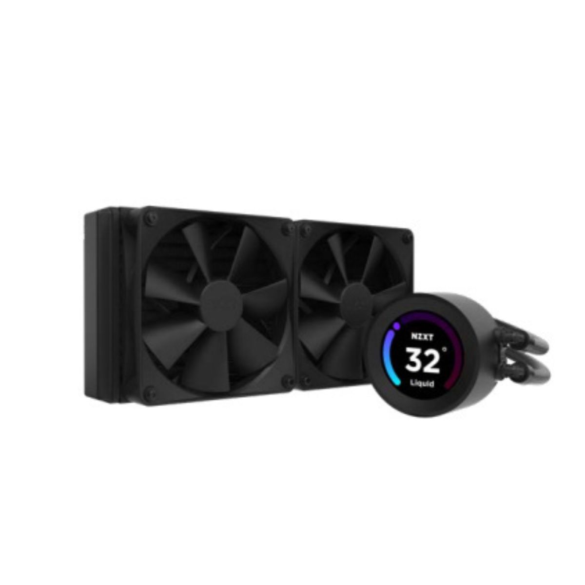 Foto 2 pulgar | Enfriamiento Líquido Para Cpu Nzxt Kraken Elite 240 2x 120mm 500 - 1800rpm Negro