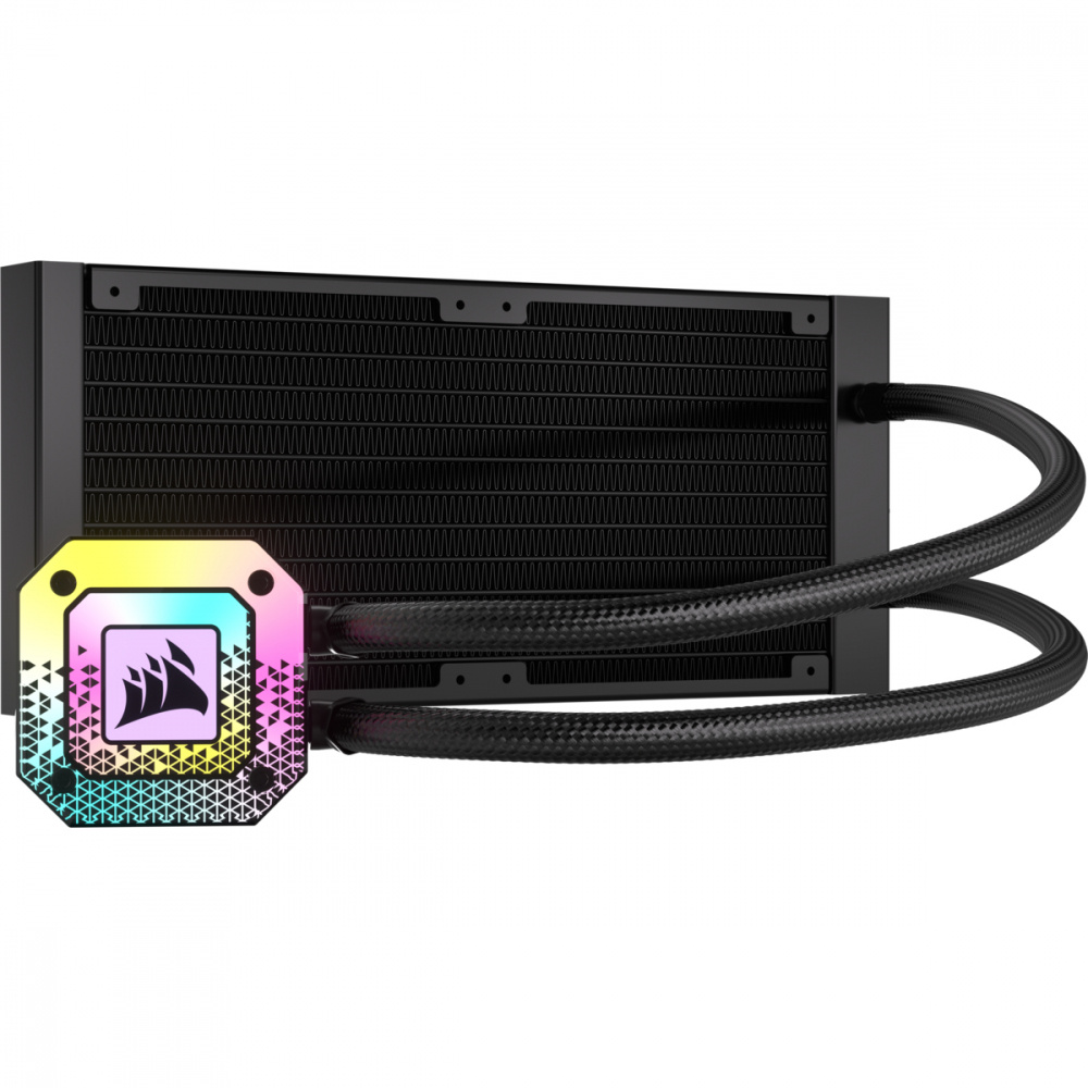 Foto 4 pulgar | Corsair Icue H100i Elite Capellix XT Enfriamiento Líquido para CPU 2 X 120 mm 550 - 2100 rpm