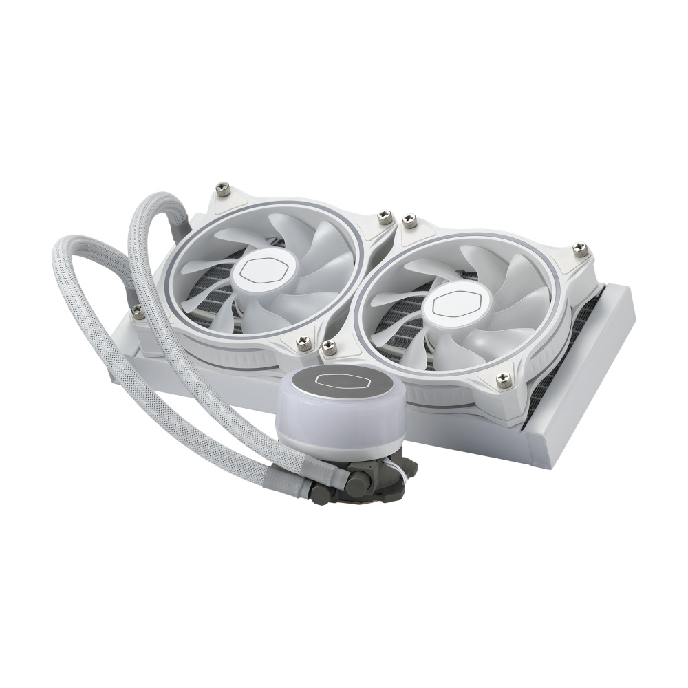Foto 3 pulgar | Cooler Master Masterliquid Ml240 Illusion White Edition Enfriamiento Líquido Para Cpu, 2x 120mm, 650-1800rpm
