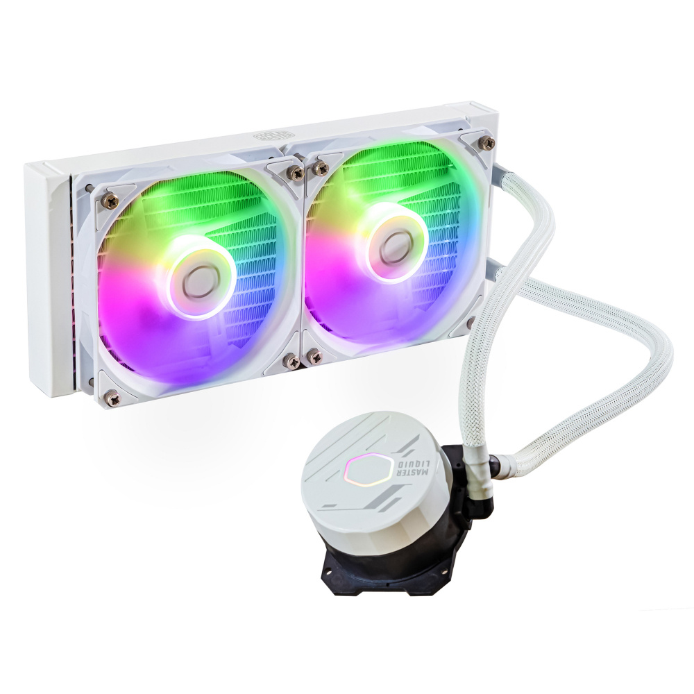 Foto 2 pulgar | Enfriamiento líquido Cooler Master MasterLiquid 240L Core ARGB White para CPU