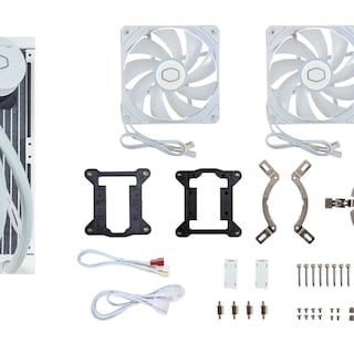 Foto 3 | Enfriamiento líquido Cooler Master MasterLiquid 240L Core ARGB White para CPU