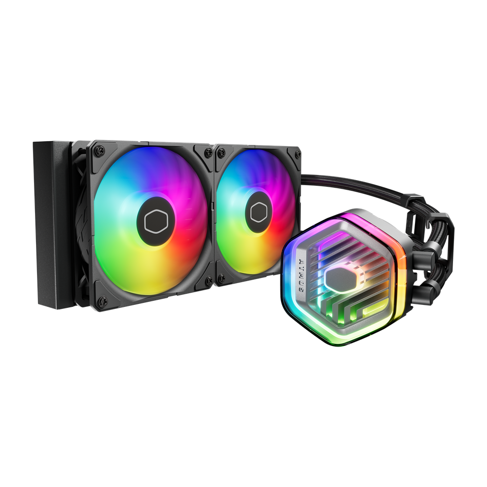 Foto 2 pulgar | Enfriamiento Liquido Cooler Master Master Liquid 240 Atmos Negro Argb