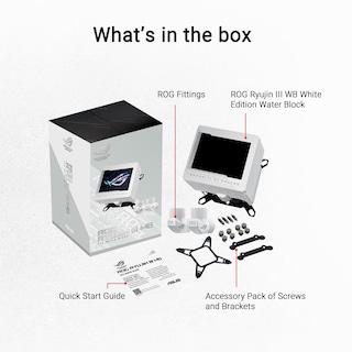 Foto 7 | Bloque De Agua Para Cpu Asus Rog Ryujin Iii Wb Wht Para Intel Y Amd - Venta Internacional.