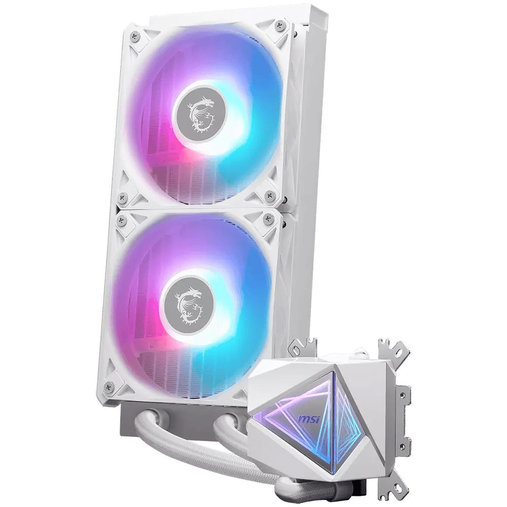 Foto 6 pulgar | Enfriamiento Liquido Msi Mag Coreliquid I240 White Argb Pwm 3400rpm Lga 1700 Am5 Blanco