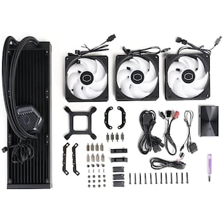 Foto 3 | Enfriamiento Liquido Cooler Master Masterliquid 360 Atmos Argb Mlx-d36m-a25pz-r1