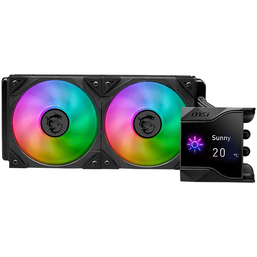 Foto 2 pulgar | Enfriamiento Liquido Msi Mpg Coreliquid D240 Argb Pwm 2800rpm Lga 1700 Am5 Negro