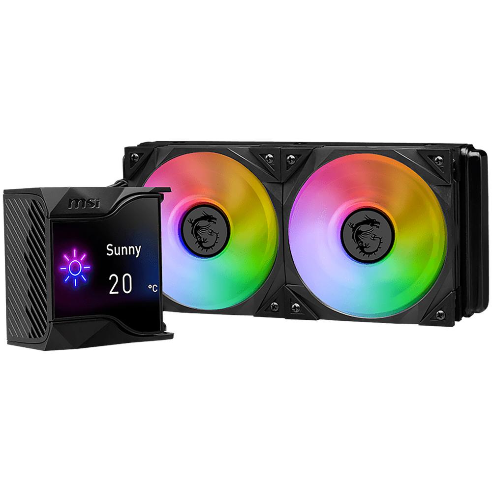 Foto 4 pulgar | Enfriamiento Liquido Msi Mpg Coreliquid D240 Argb Pwm 2800rpm Lga 1700 Am5 Negro