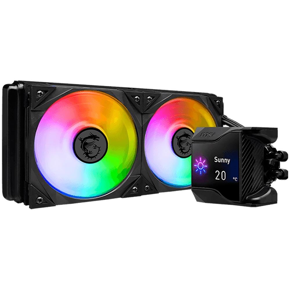 Foto 6 pulgar | Enfriamiento Liquido Msi Mpg Coreliquid D240 Argb Pwm 2800rpm Lga 1700 Am5 Negro