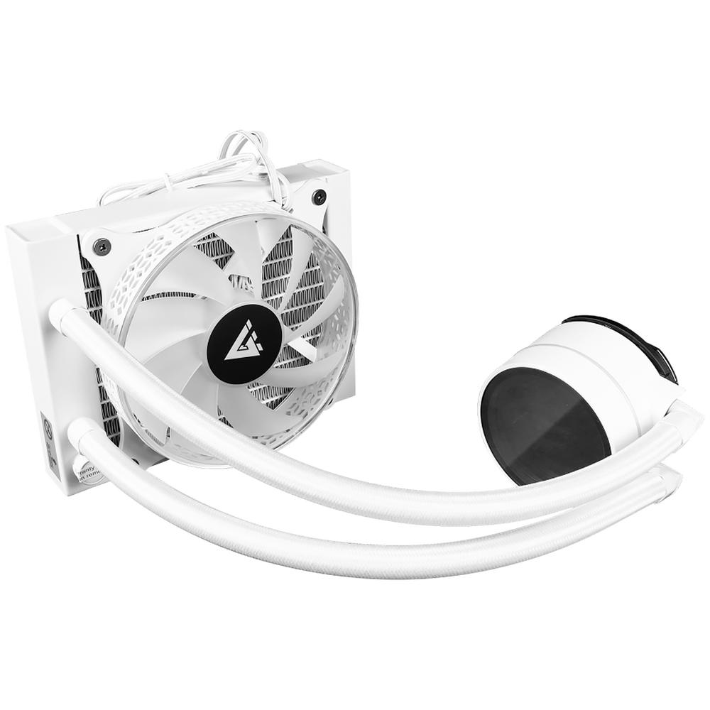 Foto 3 pulgar | Enfriamiento Líquido Game Factor LQG501 120 mm RGB 1500RPM LGA1700 AM4 Blanco