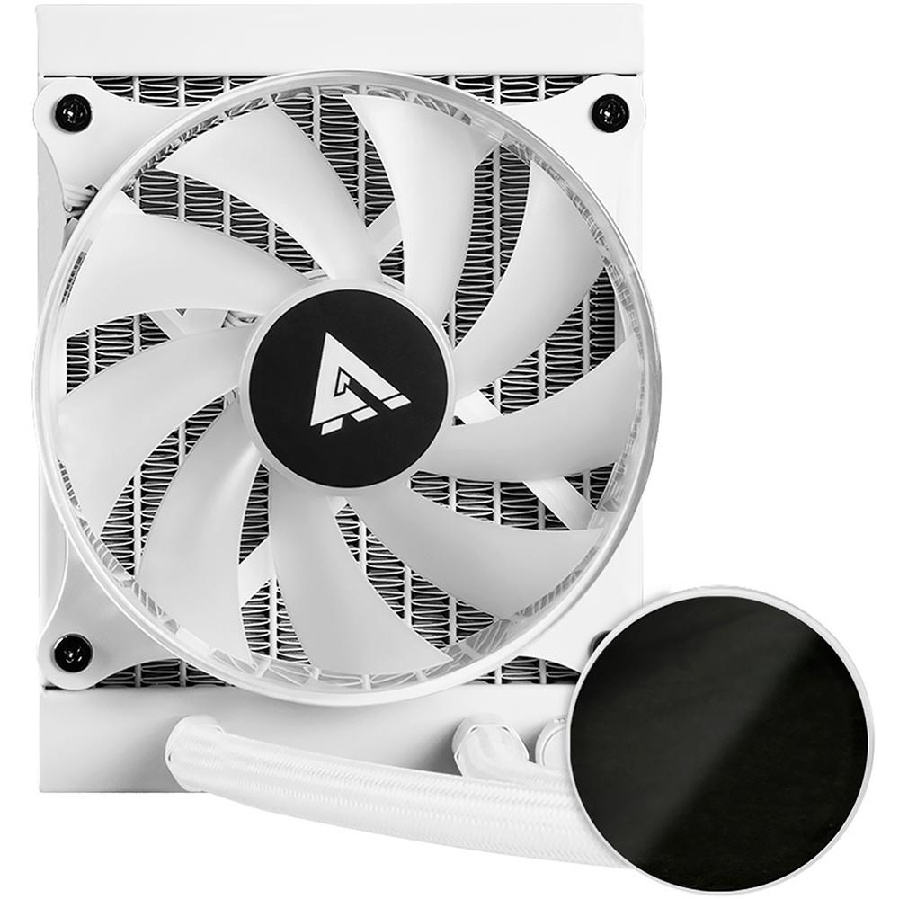 Foto 6 pulgar | Enfriamiento Líquido Game Factor LQG501 120 mm RGB 1500RPM LGA1700 AM4 Blanco