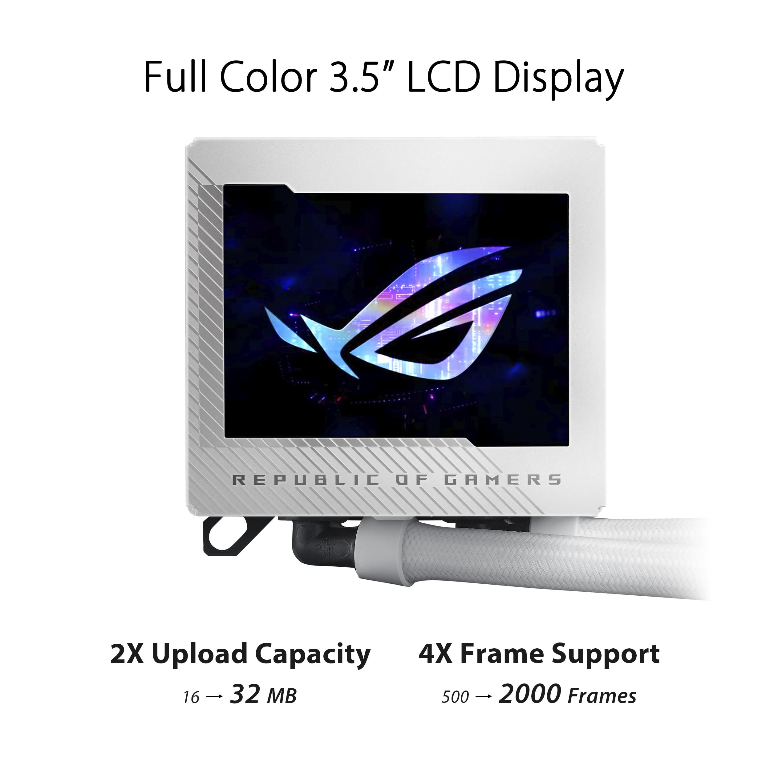 Foto 5 pulgar | Enfriador Líquido Para Cpu Asus Rog Ryujin Iii 360 Argb Wht 360mm - Venta Internacional.