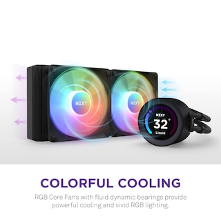 Foto 5 | Enfriador Líquido para CPU Nzxt Kraken Elite 280 RGB Rl-kr28e-b1 280 mm - Venta Internacional