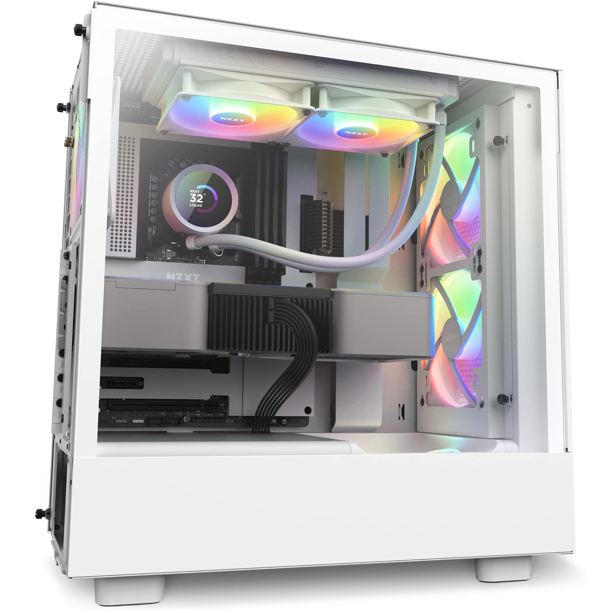 Foto 5 pulgar | Enfriador Líquido para CPU Nzxt Kraken 240 Rgb 240 mm con Pantalla LCD - Venta Internacional