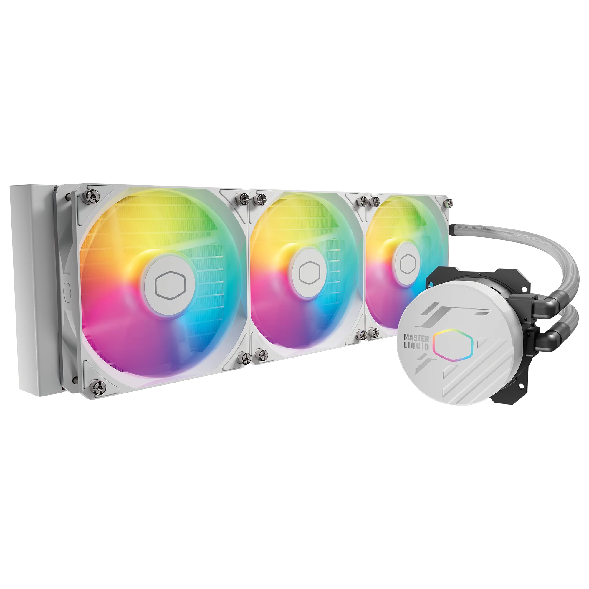 Foto 2 pulgar | Enfriador Líquido Cooler Master 360l Core Blanco Argb 360mm - Venta Internacional.