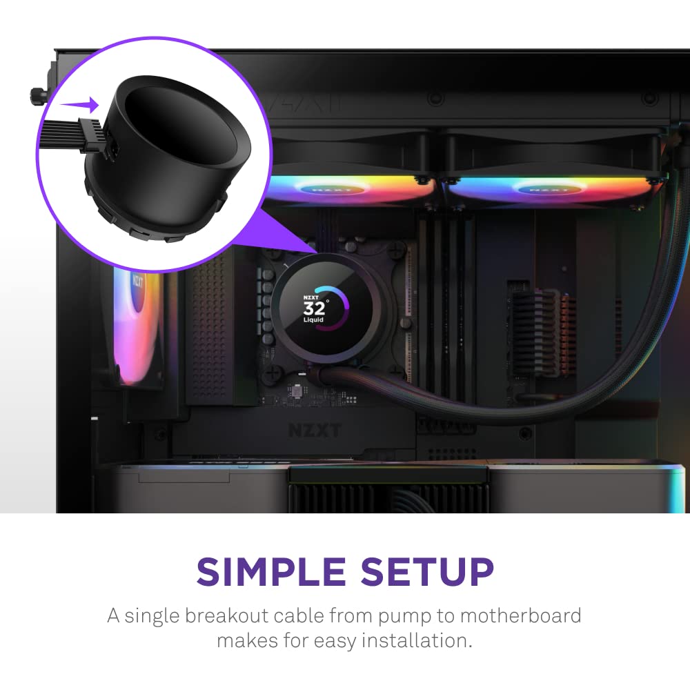 Foto 7 pulgar | Enfriador Líquido Para CPU Nzxt Kraken 360 Rgb 360 mm con Pantalla LCD - Venta Internacional