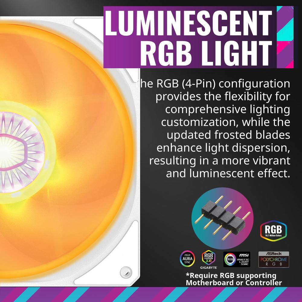 Foto 5 pulgar | Cooler Master Masterliquid Ml240l V2 Rgb White Edition