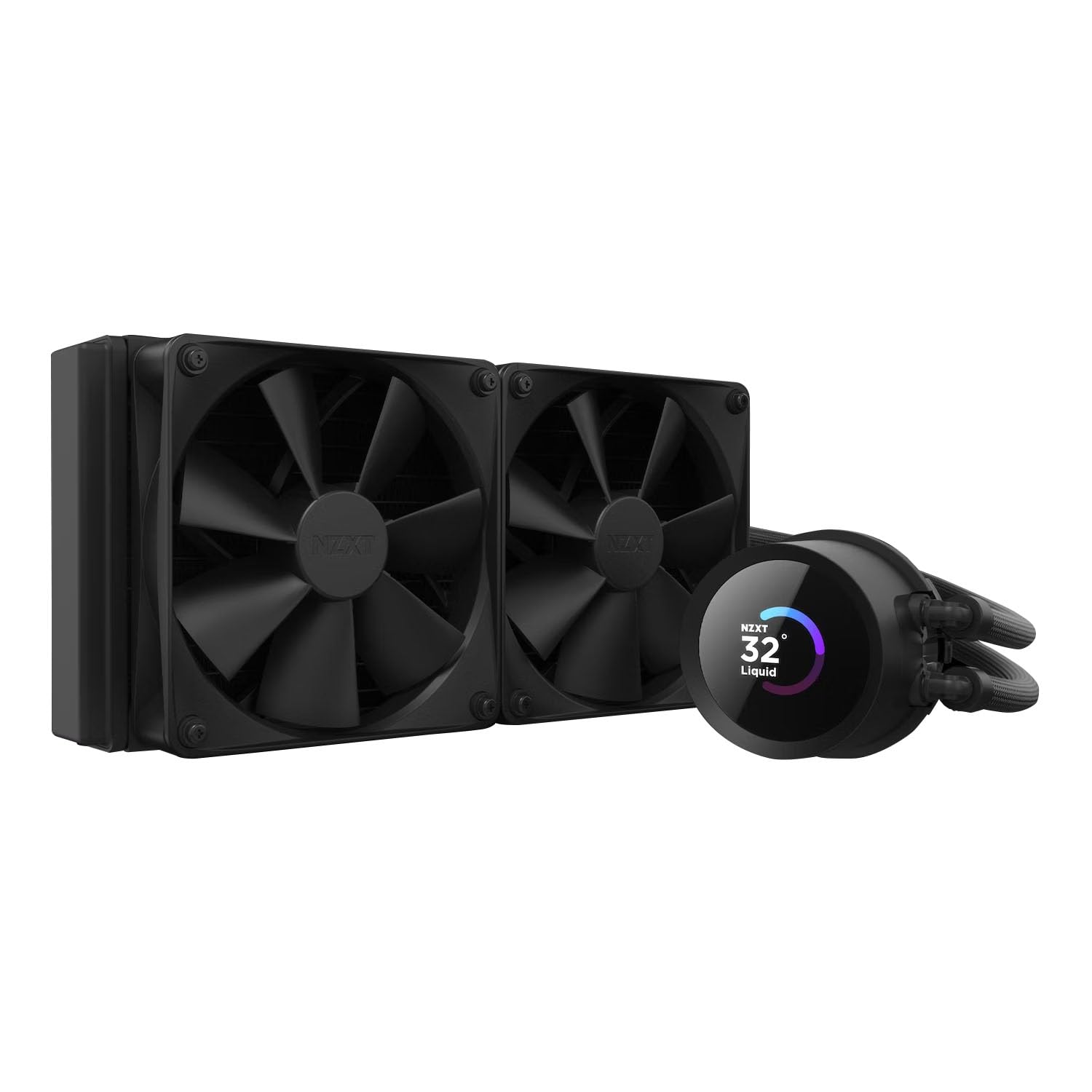 Enfriador Líquido Para Cpu Nzxt Kraken 240 240 Mm Aio 1.54'' Lcd Negro - Venta Internacional.