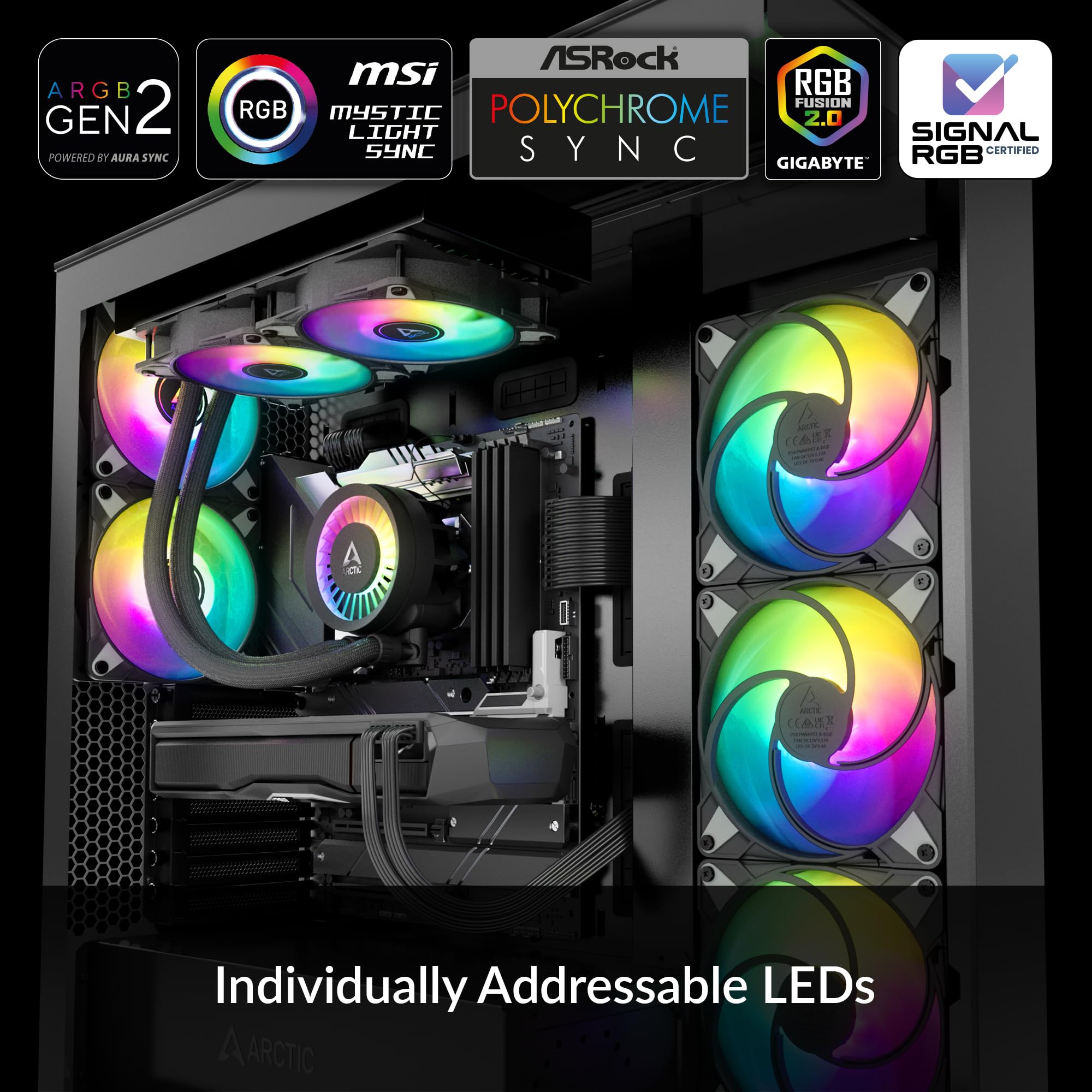Foto 3 pulgar | Enfriador De Agua Cpu Aio Arctic Liquid Freezer Iii 280 A-rgb - Venta Internacional.