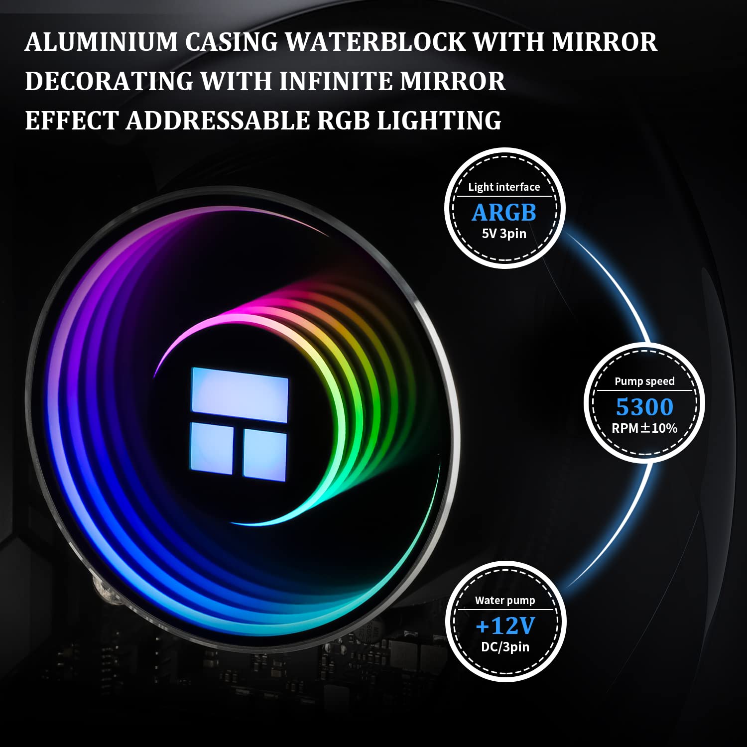 Foto 3 pulgar | Cpu Con Refrigeración Por Agua Thermalright Frozen Notte 240 Black Argb - Venta Internacional.