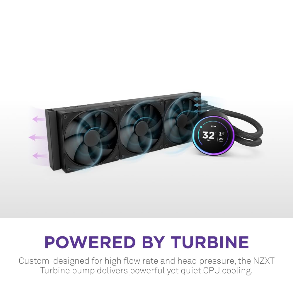 Foto 3 pulgar | Enfriador Líquido Aio Cpu Nzxt Kraken Elite 360 2024 360 360 Mm - Venta Internacional