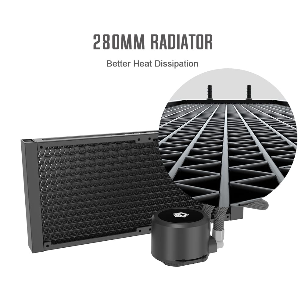 Foto 3 | Enfriador De Agua Para Cpu Id-cooling Frostflow X 280 Led Blanco - Venta Internacional.