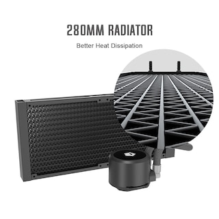 Foto 3 | Enfriador De Agua Para Cpu Id-cooling Frostflow X 280 Led Blanco - Venta Internacional.