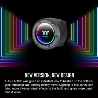 Foto 4 | Enfriador Líquido Para Cpu Thermaltake Th360 Argb Sync V2 Negro - Venta Internacional.