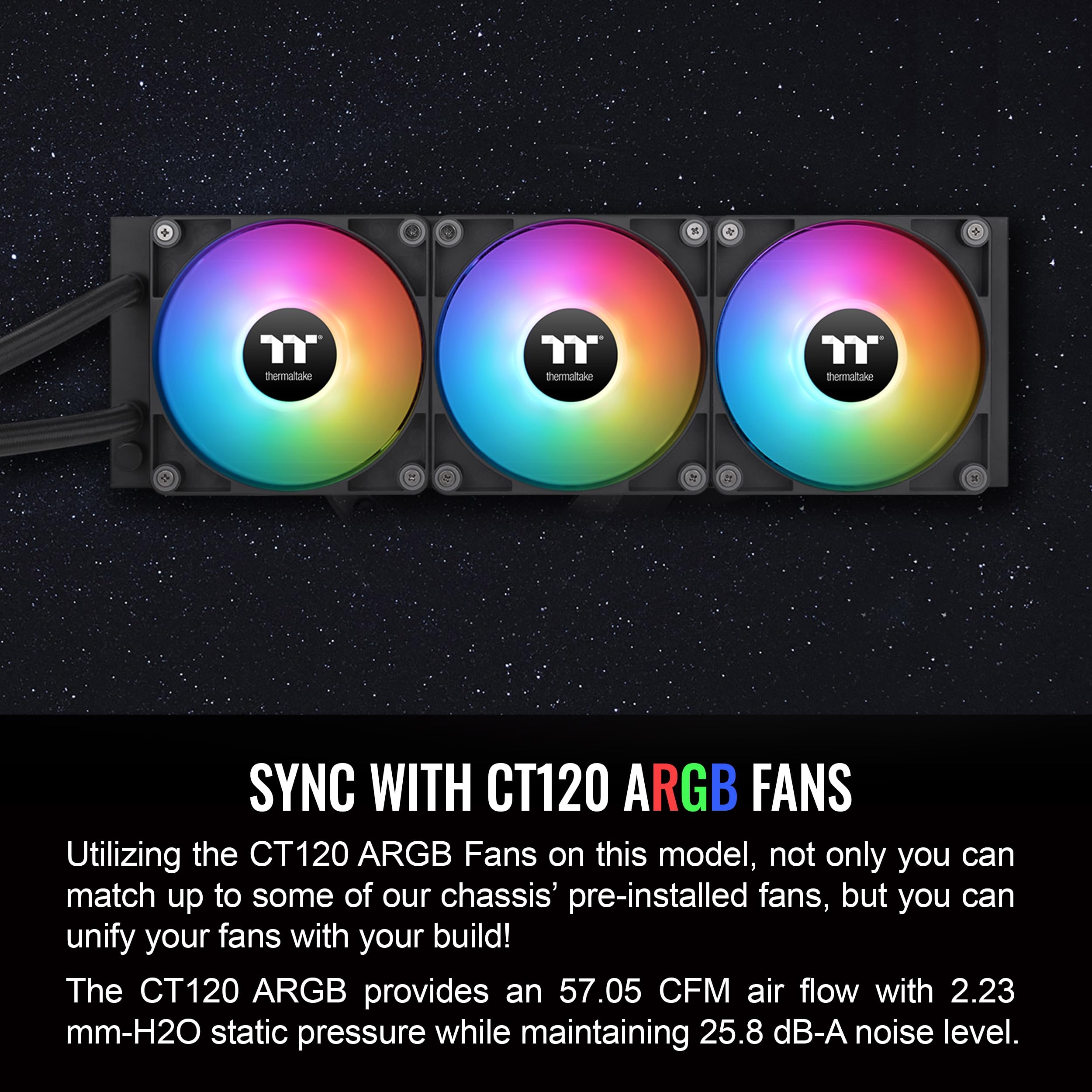 Foto 5 | Enfriador Líquido Para Cpu Thermaltake Th360 Argb Sync V2 Negro - Venta Internacional.