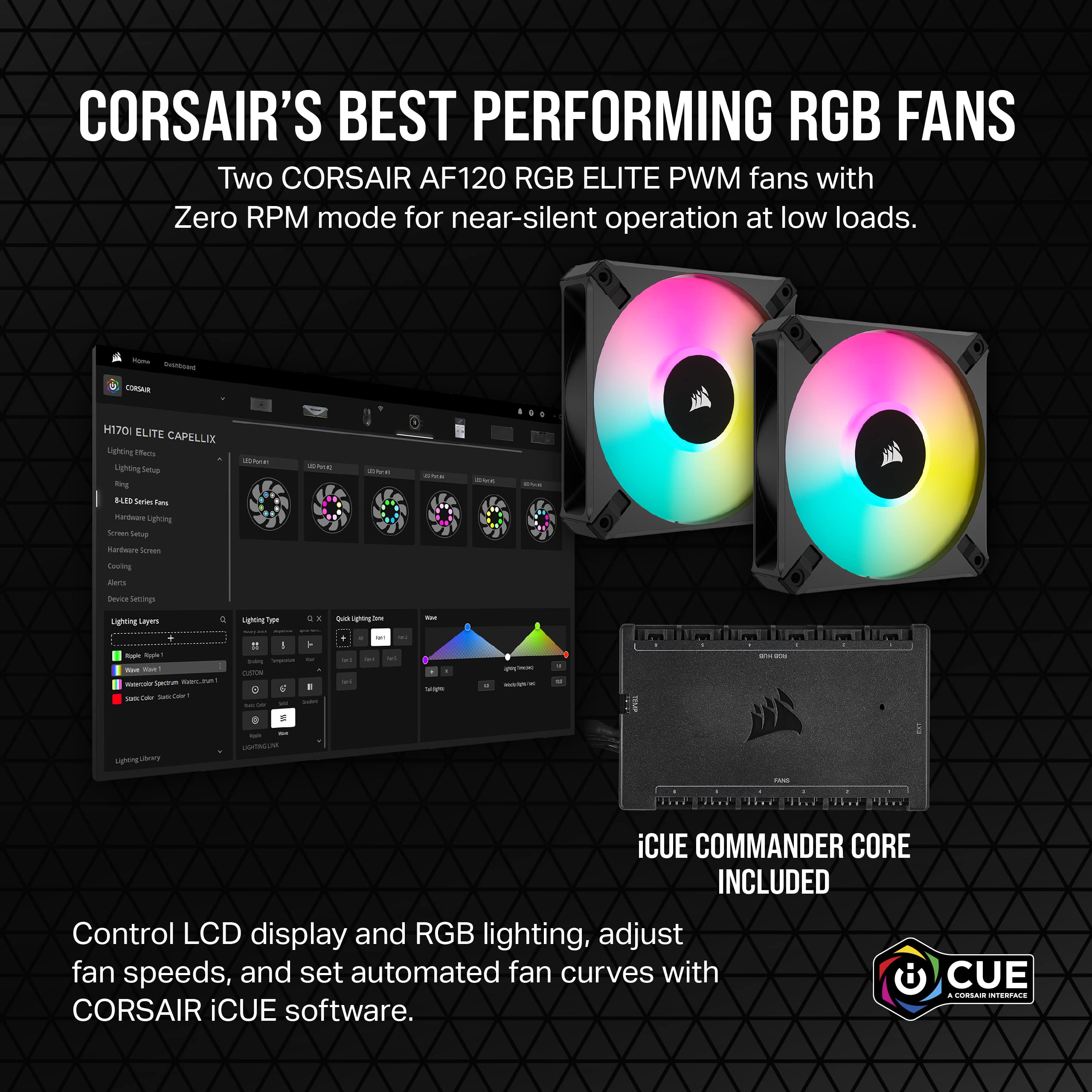 Foto 6 pulgar | Enfriador Líquido Para Cpu Corsair Icue H100i Elite Lcd Xt 240 Mm - Venta Internacional.