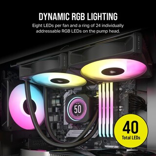 Foto 6 | Enfriador Líquido Para Cpu Corsair Icue H100i Elite Lcd Xt 240 Mm - Venta Internacional.