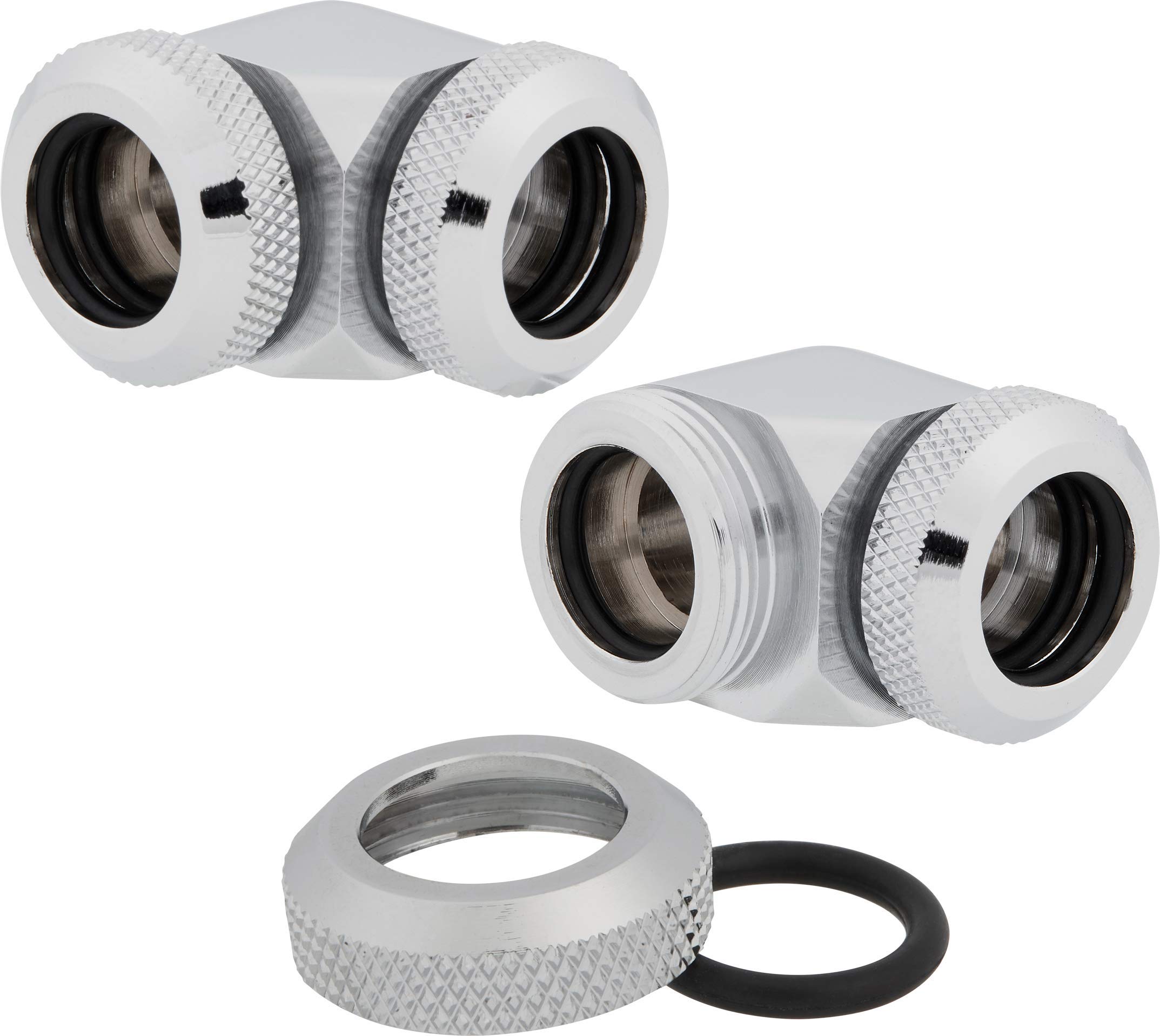 Foto 2 pulgar | Accesorios Corsair Hydro X Series Xf Hardline 90° 12 Mm Od Cromados - Venta Internacional.