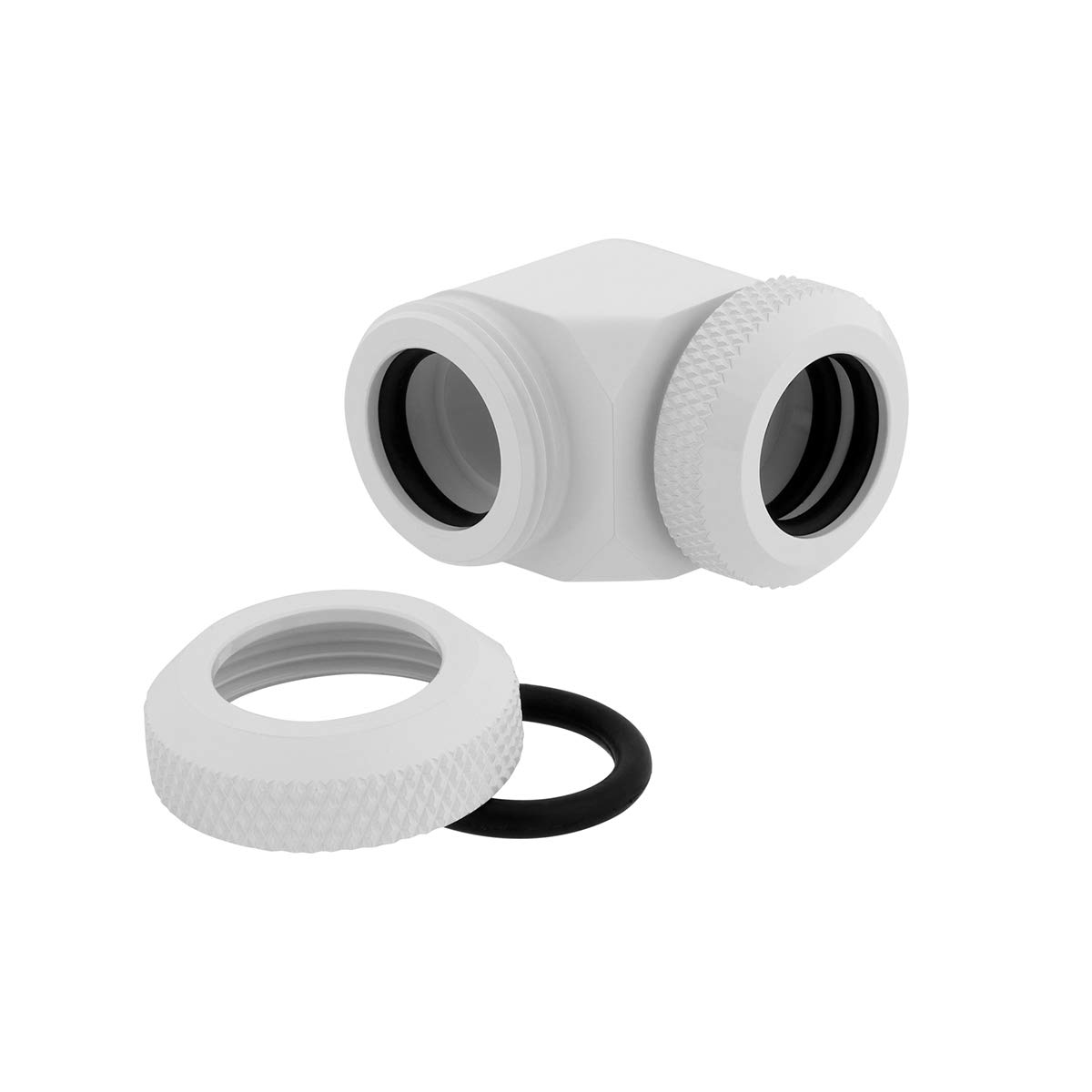 Foto 5 pulgar | Conexiones Corsair Hydro X Series Xf Hardline 90° 12 Mm Od, Color Blanco - Venta Internacional.