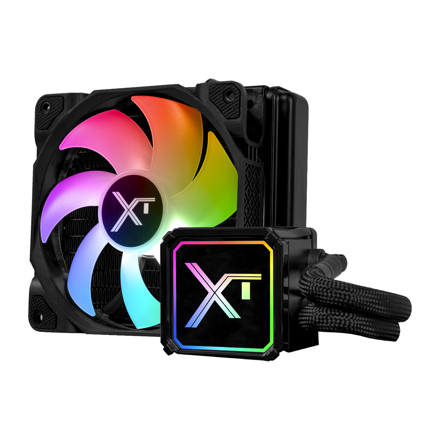 Foto 2 pulgar | Enfriamiento Liquido Xtreme Pc Gaming Aqua Force 120mm Argb 800-2200 Rpm Negro