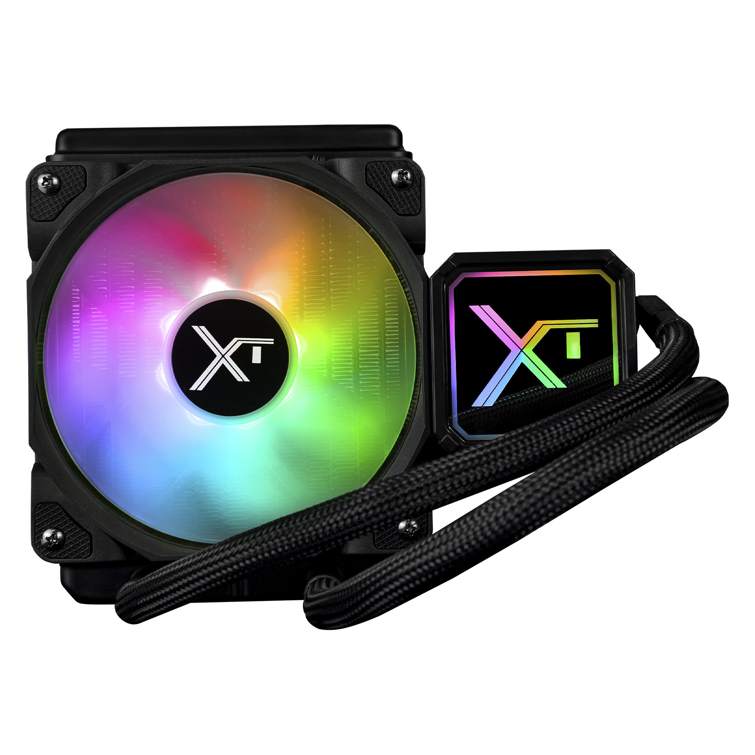 Foto 3 pulgar | Enfriamiento Liquido Xtreme Pc Gaming Aqua Force 120mm Argb 800-2200 Rpm Negro