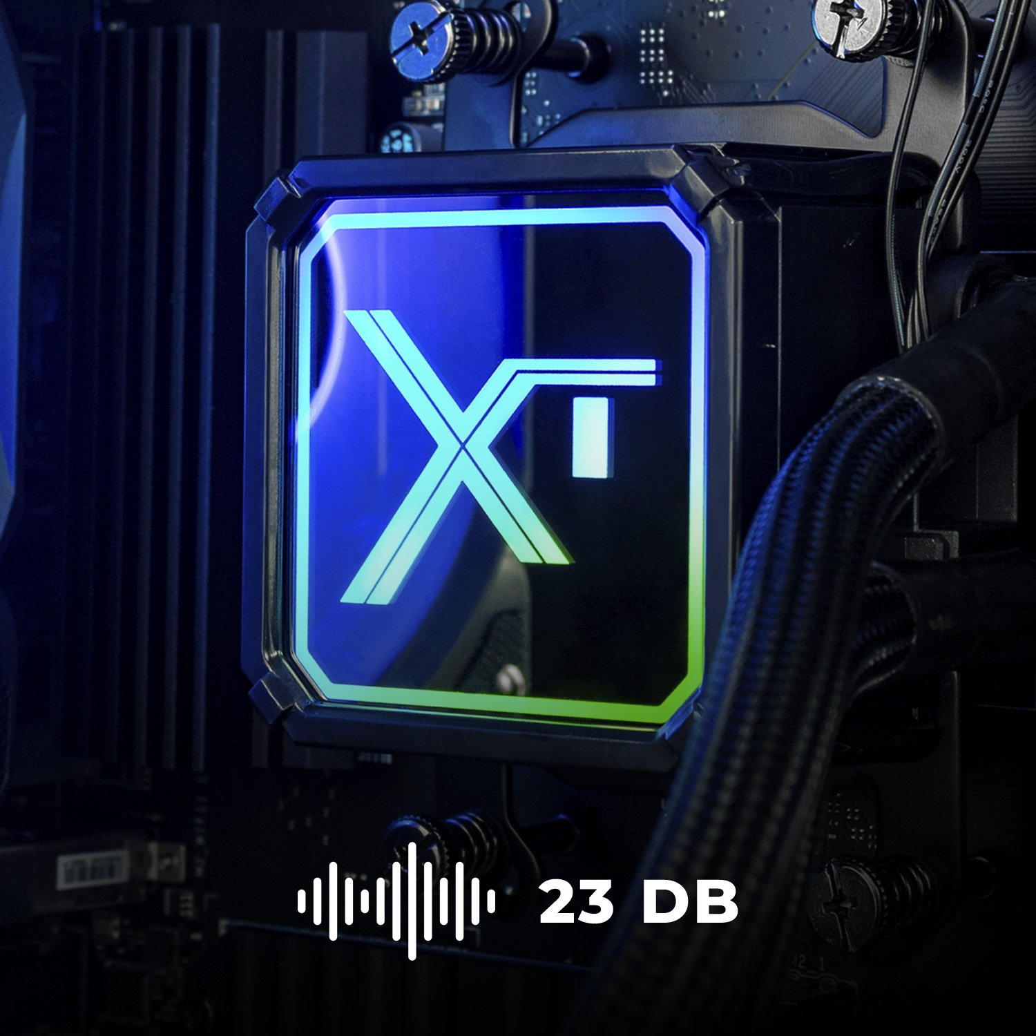 Foto 9 pulgar | Enfriamiento Liquido Xtreme Pc Gaming Aqua Force 120mm Argb 800-2200 Rpm Negro