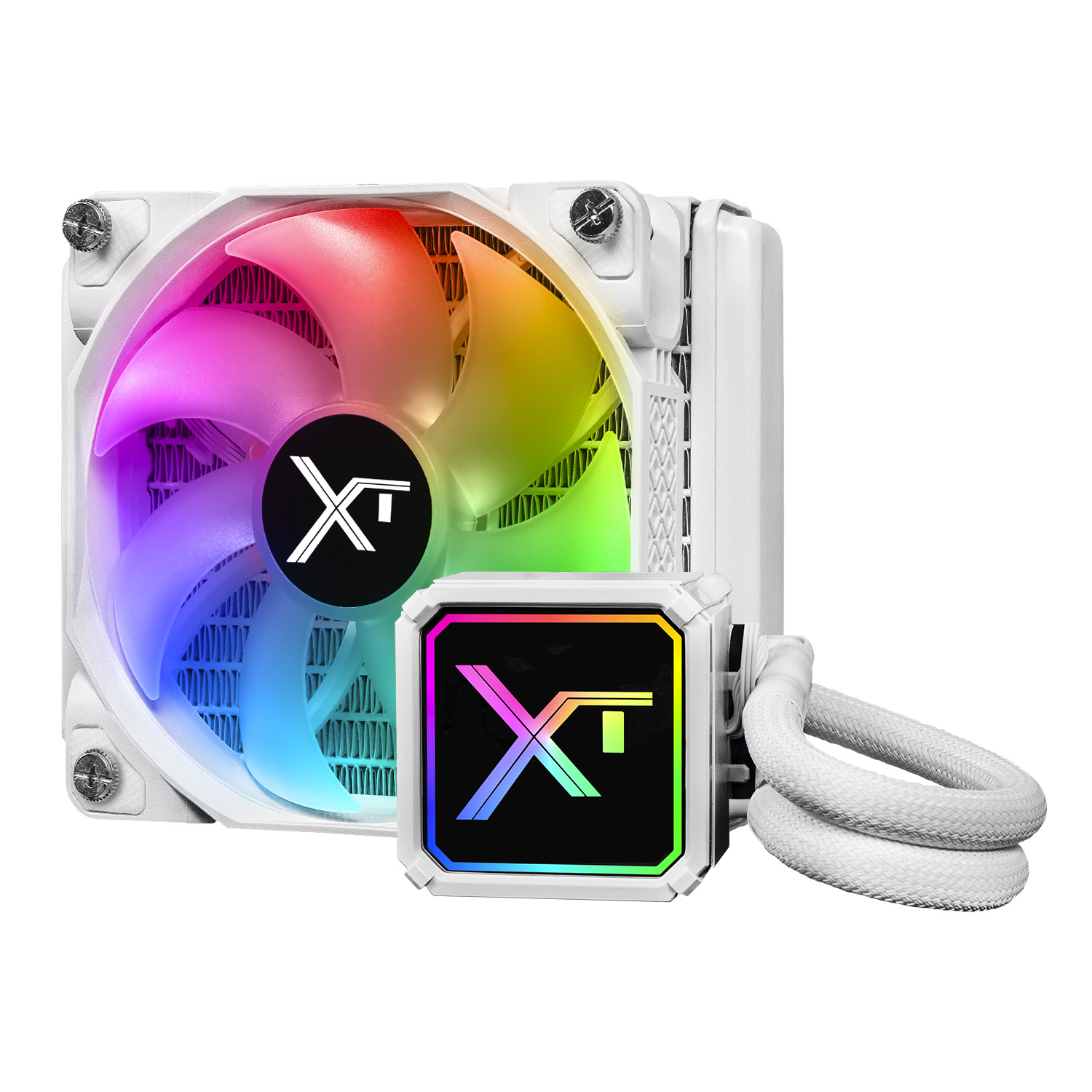 Foto 2 pulgar | Enfriamiento Liquido Xtreme Pc Gaming Aqua Force 120mm Argb 800-2200 Rpm Blanco