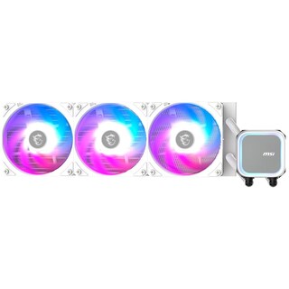 Foto 1 | Enfriamiento Liquido Msi Mag Coreliquid A13 360 White Argb Pwm 3800rpm Lga 1851 Am5 Blanco
