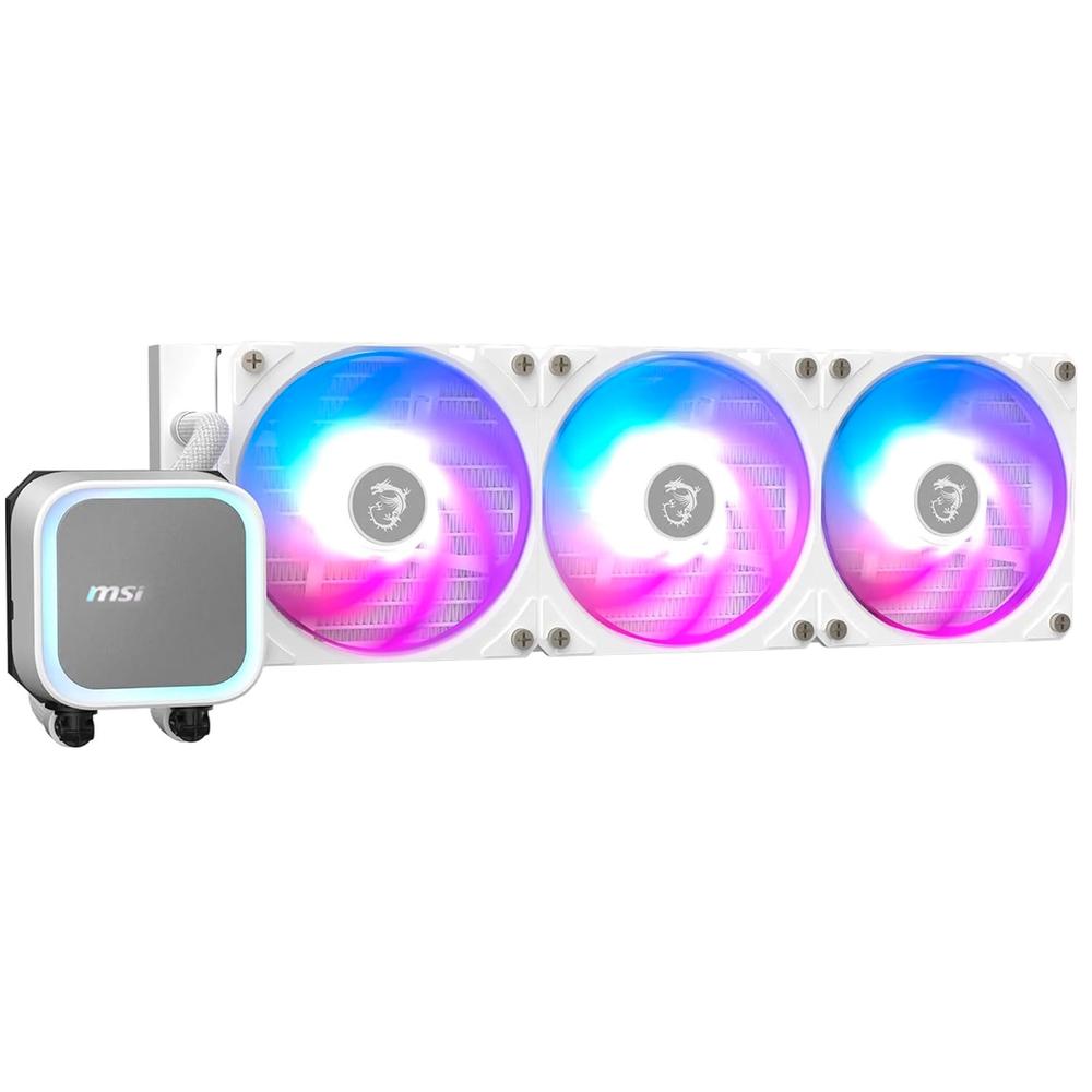 Foto 3 pulgar | Enfriamiento Liquido Msi Mag Coreliquid A13 360 White Argb Pwm 3800rpm Lga 1851 Am5 Blanco