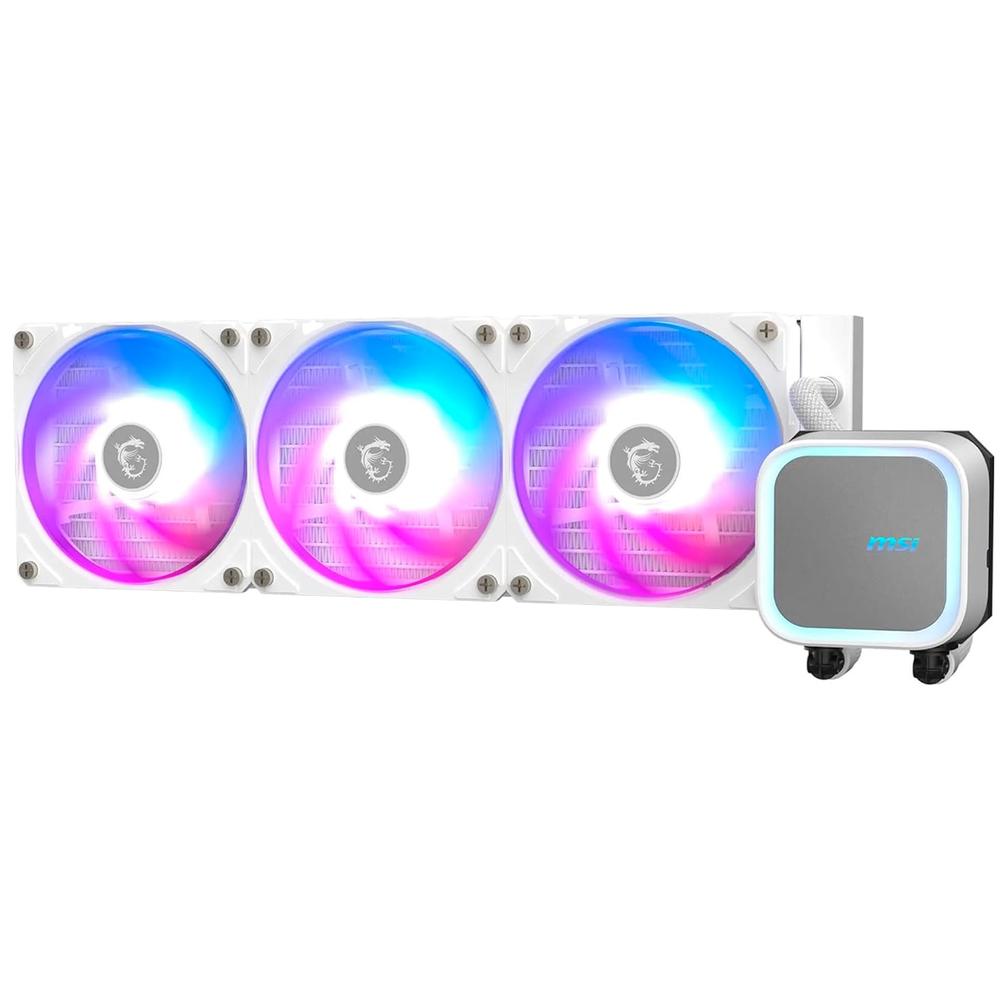 Foto 4 pulgar | Enfriamiento Liquido Msi Mag Coreliquid A13 360 White Argb Pwm 3800rpm Lga 1851 Am5 Blanco