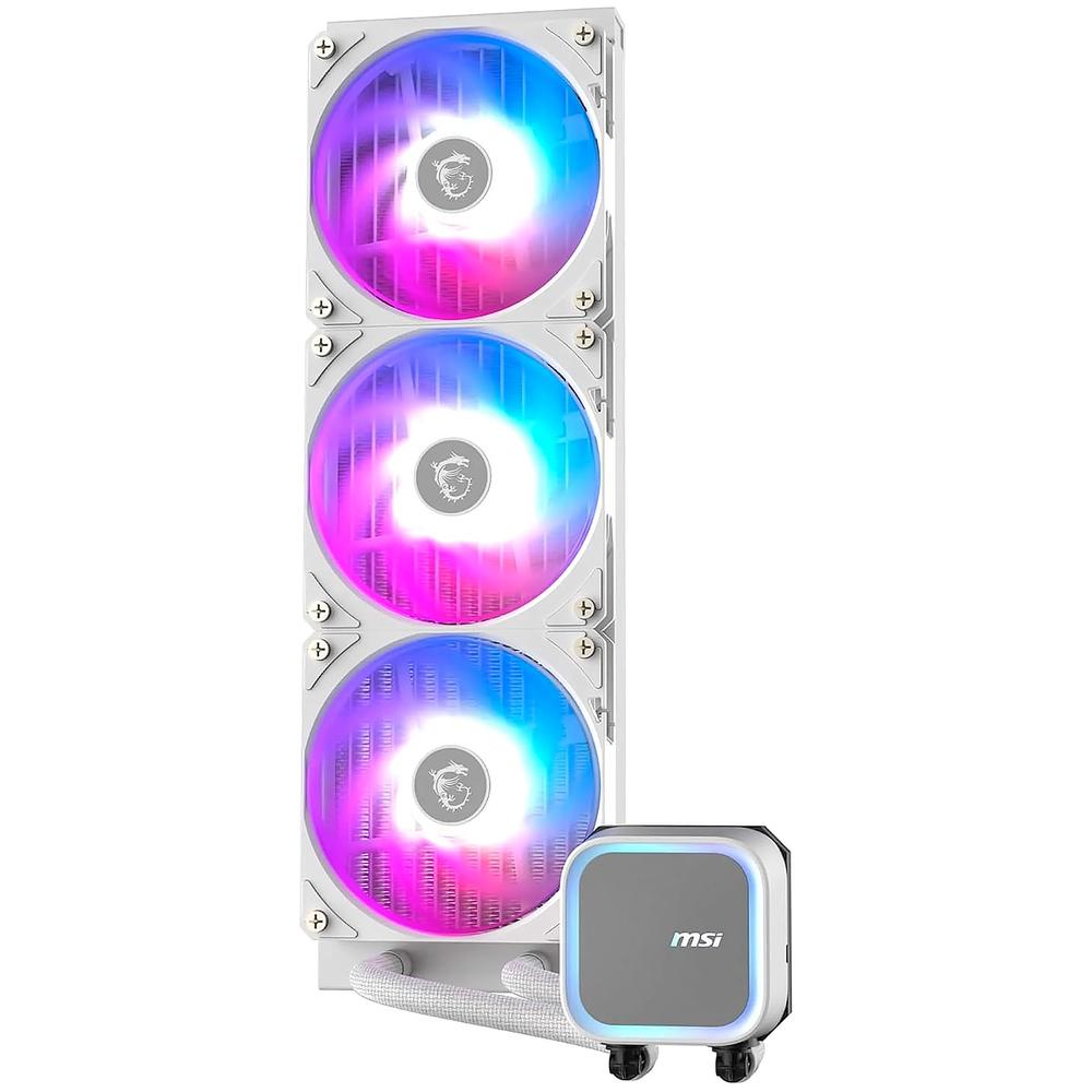 Foto 5 pulgar | Enfriamiento Liquido Msi Mag Coreliquid A13 360 White Argb Pwm 3800rpm Lga 1851 Am5 Blanco