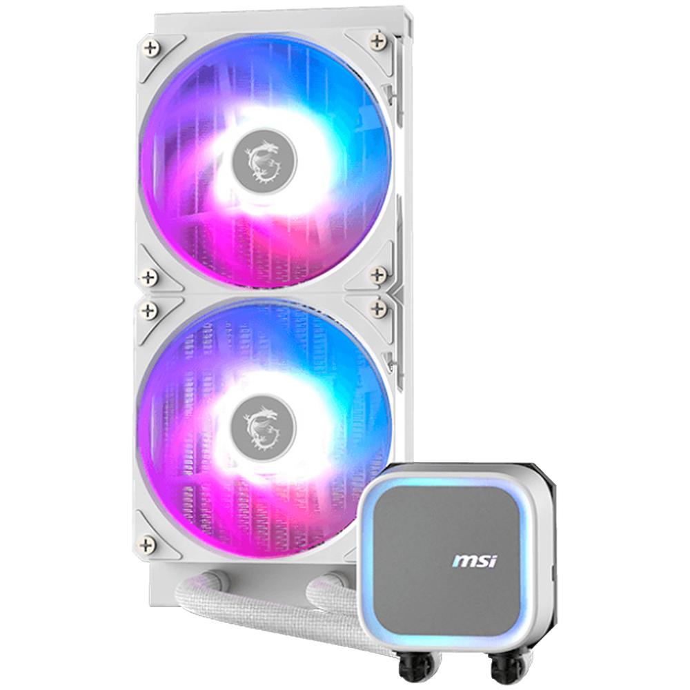 Foto 5 pulgar | Enfriamiento Liquido Msi Mag Coreliquid A13 240 White Argb Pwm 3800rpm Lga 1851 Am5 Blanco