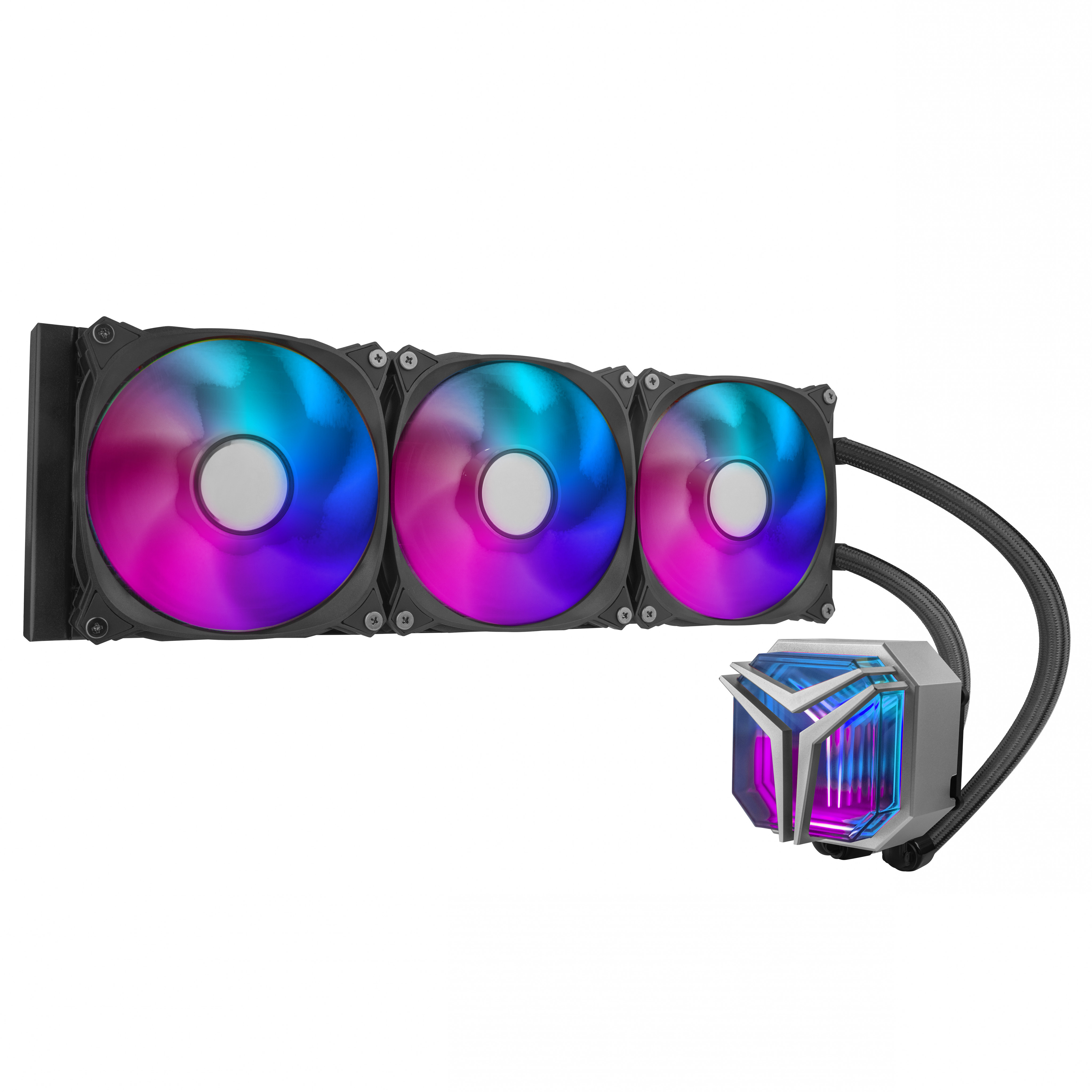 Foto 2 pulgar | Sistema de Enfriamiento Líquido Yeyian YTT-360AL-M1 AIO 3 Ventiladores 120mm ARGB