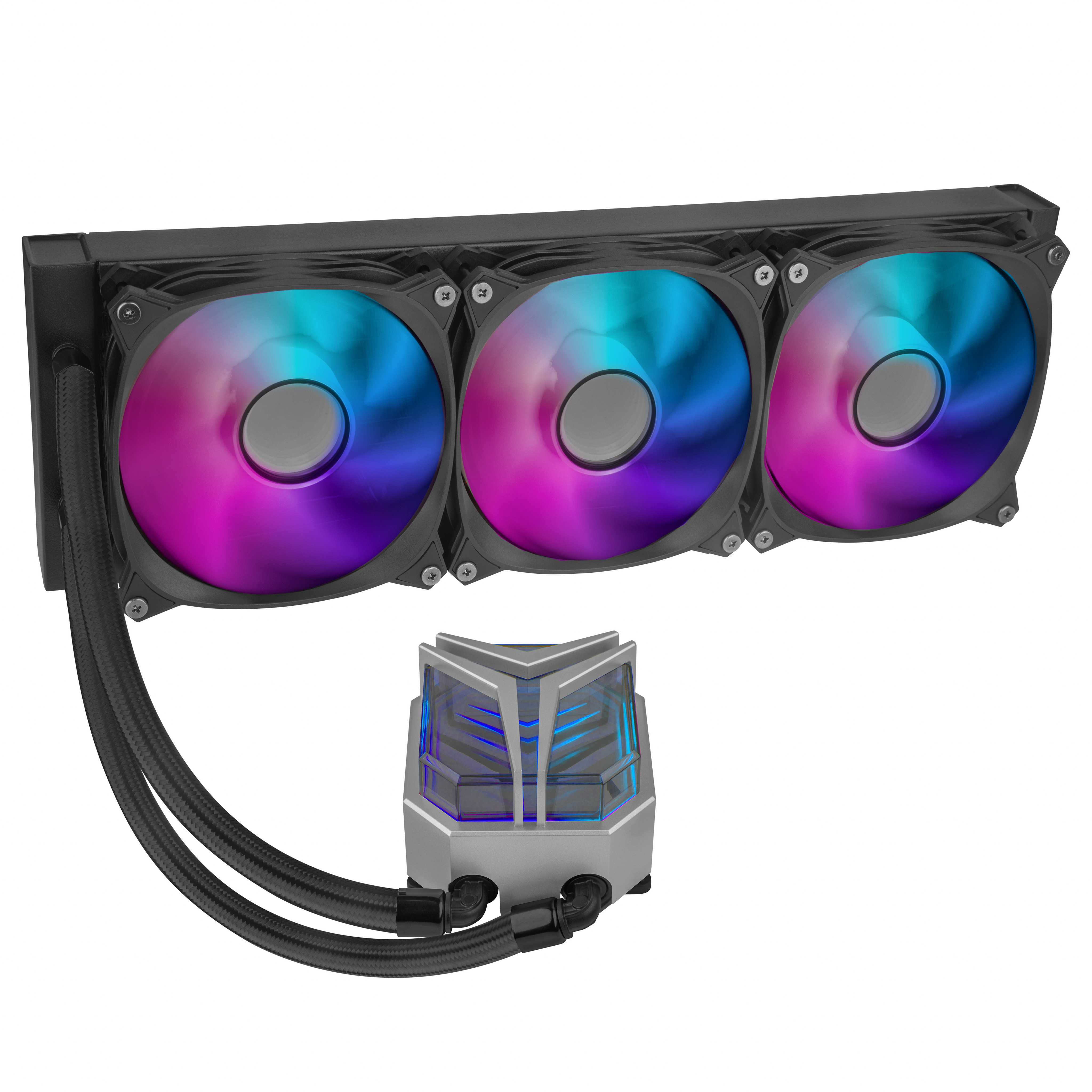 Foto 4 pulgar | Sistema de Enfriamiento Líquido Yeyian YTT-360AL-M1 AIO 3 Ventiladores 120mm ARGB