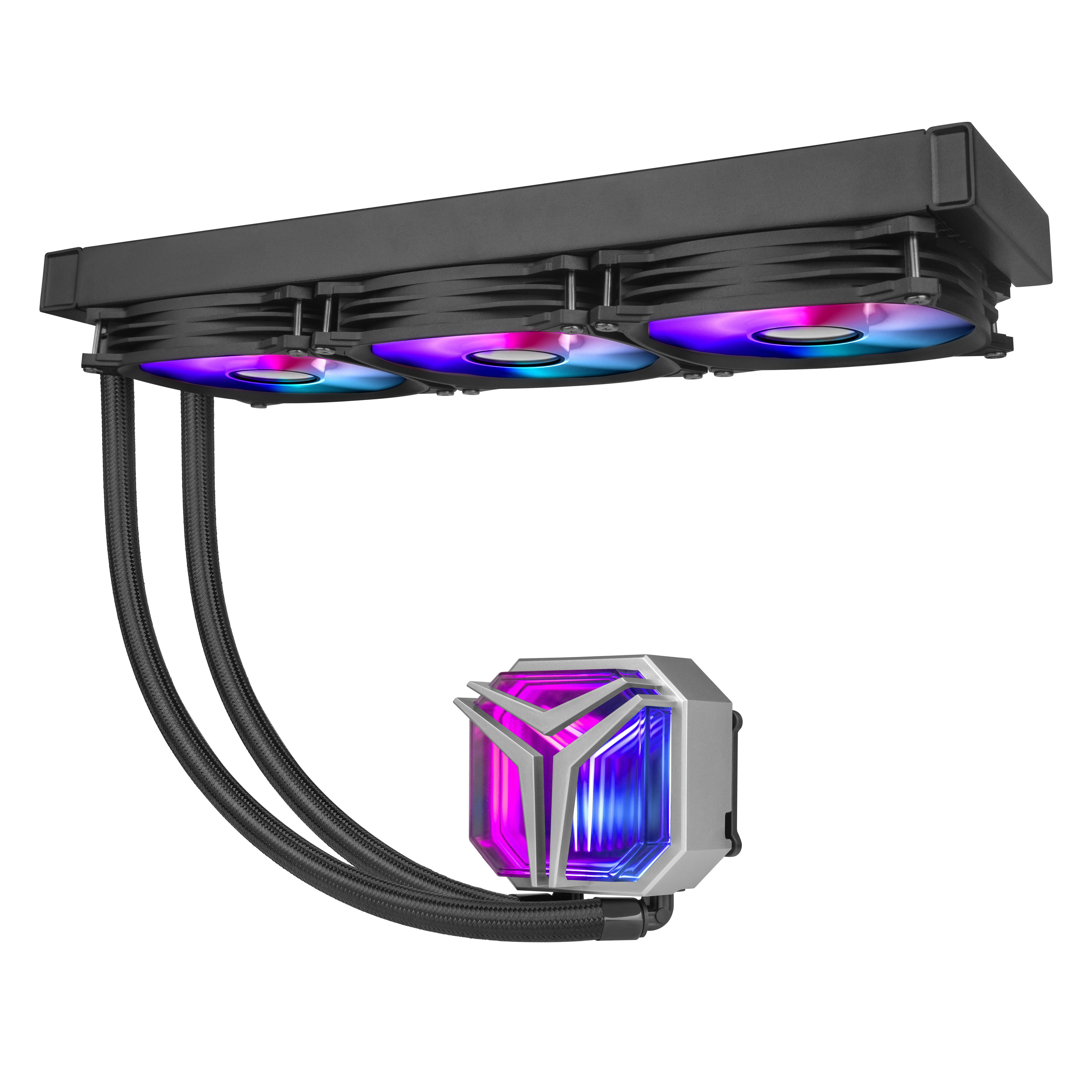 Foto 5 pulgar | Sistema de Enfriamiento Líquido Yeyian YTT-360AL-M1 AIO 3 Ventiladores 120mm ARGB
